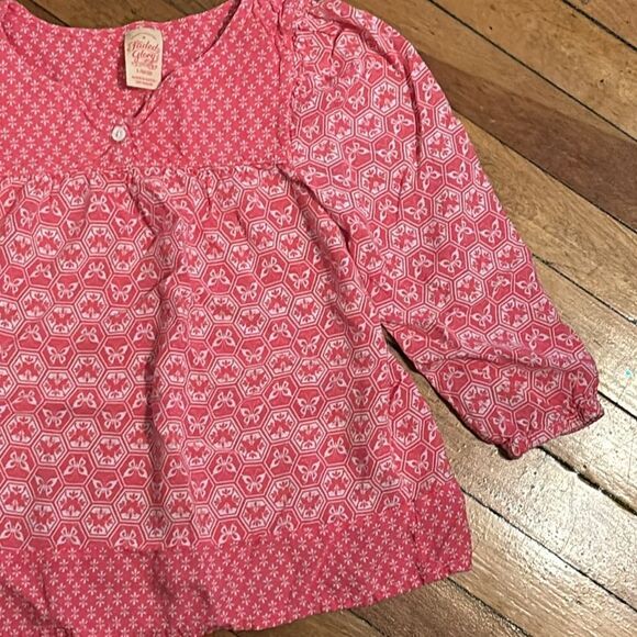 Faded Glory Girl’s Pink Bohemian Loose Fitted Top Size 10/12 - Picture 1 of 3